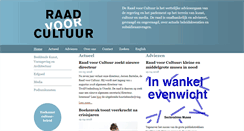 Desktop Screenshot of cultuur.nl